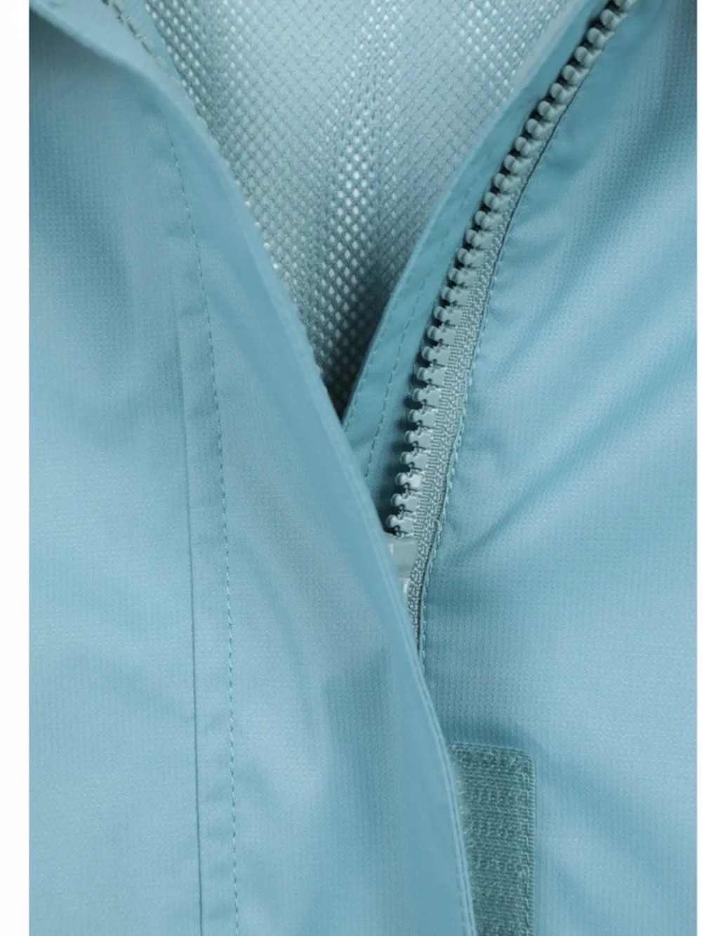 Kids Waterproof Hooded Jacket in Light Blue - Picture 5 of 6